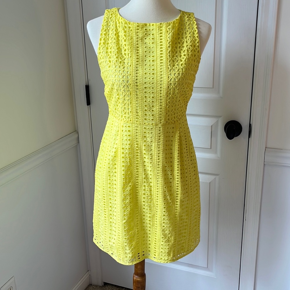 Madewell eyelet lace dress